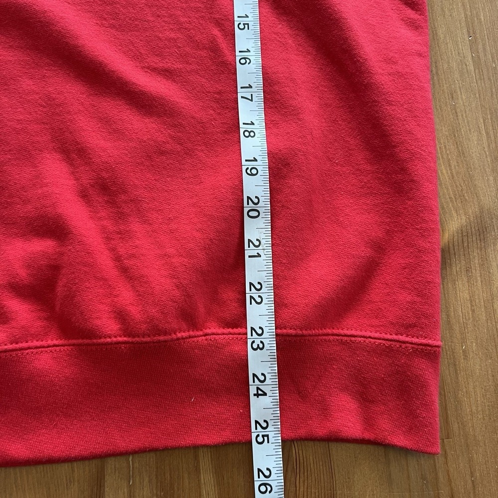 Coca Cola Sweatshirt Size Small Red Embroidered Crewneck Classic Coke Holiday - Picture 13 of 13
